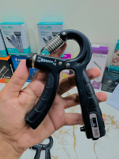 Adjustable Exerciser Hand Gripper With Counter Strengthener Adjustable Resistance Wrist Strengthener Forearm Gripper Hand Workout Squeezer Grip Strength Trainer(Random color)